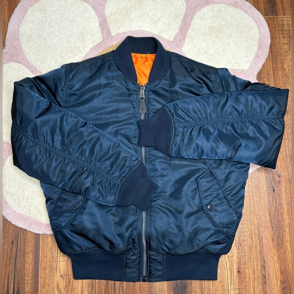 Sold - Alpha Industries MA-1 Bomber Jacket - Navy